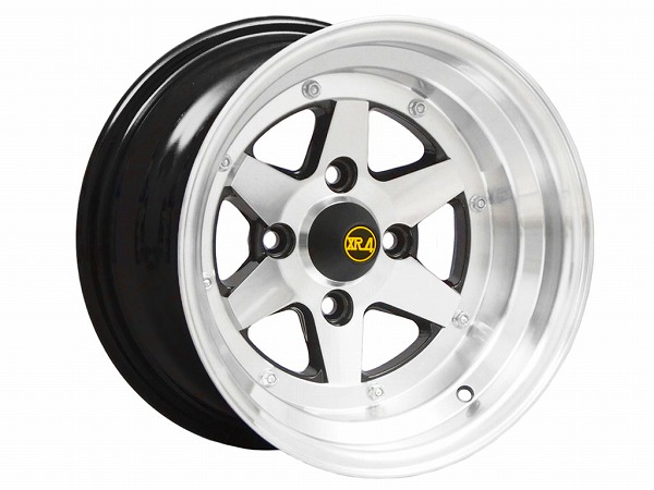 コーリンプロジェクト ロンシャン XR4 ホイール ブラックポリッシュ 14インチ&times;8J -13 4H114.3 XR-41480K wheel｜オートパーツエージェンシー