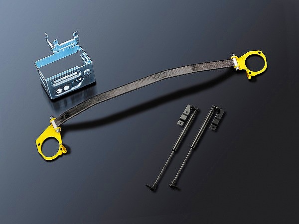 D-SPORT/Dスポーツ plus GTバージョン ストラットタワーバー 55138-B081 フロント ダイハツ コペン L880K 2002年06月~2012年08月 Strut tower bar|オートパーツエージェンシー