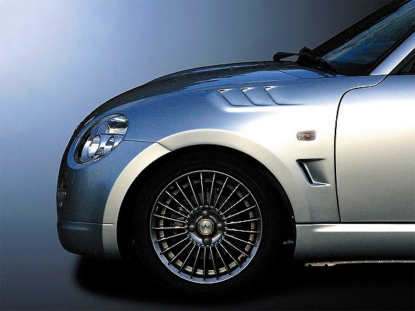 D-SPORT/Dスポーツ スポーツフェンダーGTバージョン 未塗装 53810-A080-KX 入数：1セット(左右) ダイハツ コペン L880K 2002年06月～2012年08月 Sports fender version