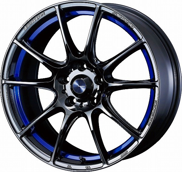 WedsSport SA25R ホイール ブルーライトクロームツー 17インチ×7.5J +45 5H114.3 0073723 wheel 103,800円