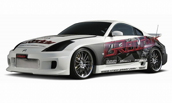 トラスト/TRUST GReddy ワイドフェンダー ニッサン フェアレディZ Z33 VQ35DE 2002年07月~2007年01月 入数:1セット(フロント/リア) 17020244