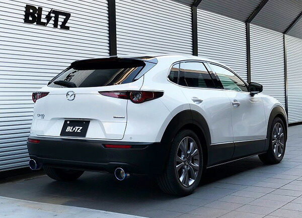 ブリッツ/BLITZ NUR-SPEC CUSTOM EDITION StyleD マフラー チタンカラー(VSR) 63191V マツダ CX-30 DM8P S8-DPTS ディーゼル車専用,2WD・4WD共通 2019年10月～2020年11月 Scarf