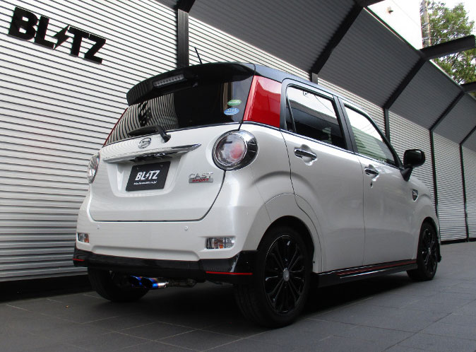 ブリッツ/BLITZ NUR-SPEC VSR マフラー 63529V ダイハツ キャストスポーツ LA260S KF(Turbo) 4WD専用 2015年10月~ Scarf
