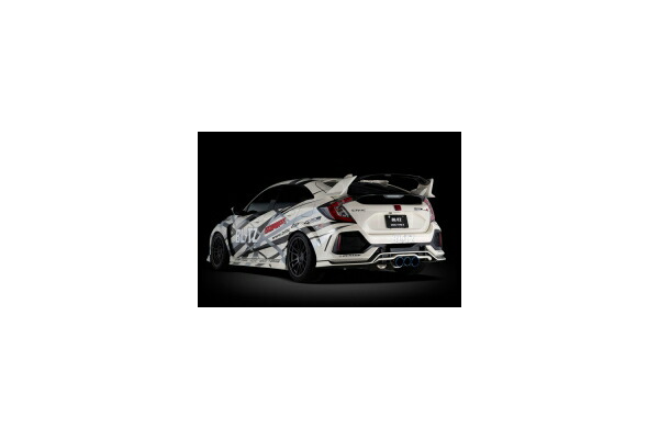 ブリッツ/BLITZ NUR-SPEC CUSTOM EDITION マフラー チタンカラー(VSR) 63174V ホンダ シビックタイプR FK8 K20C 2017年09月～ Scarf