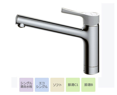 TOTO GG続きもの 勝手もと用シングル練りあわせる水栓 台付1穴/原則として地・冷ややかさ地共用/脂手持ち部分 TKS05302J  Single mixed faucet for kitchen