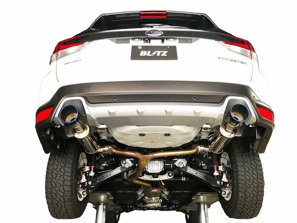 ブリッツ/BLITZ NUR-SPEC CUSTOM EDITION マフラー チタンカラー(VSR) スバル フォレスター|オートパーツエージェンシー