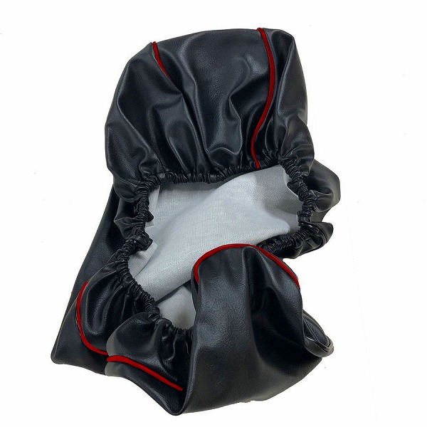 アルバ/ALBA 国産シートカバー 黒カバー・赤パイピング 被せるタイプ ホンダ PCX150 KF18 125cc 2輪 Domestic seat cover