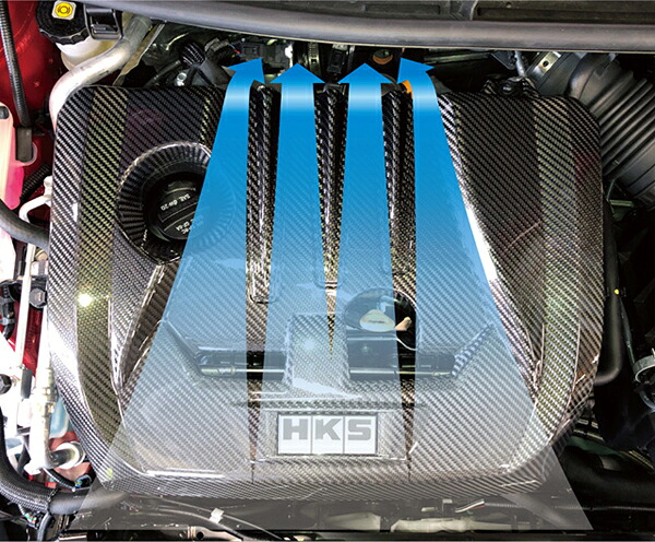 HKS ドライカーボンエンジンカバー 70026-AT006 Dry carbon engine cover
