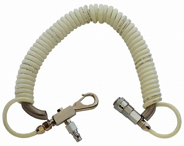 パオック/PAOCK エアコイルホース 5.0×5m スプリング付 AC-5050BPA Air coil hose