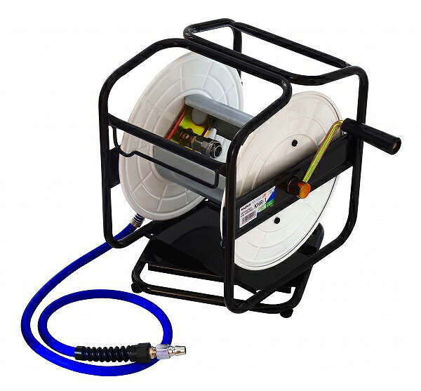 パオック/PAOCK 回転させる台付エア湖導管用木管 KHR-1  Reel for air hoses with rotation stand