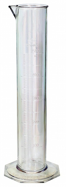 新潟精機 BeHAUS PC製メスシリンダ 500ml PM-500 female cylinder