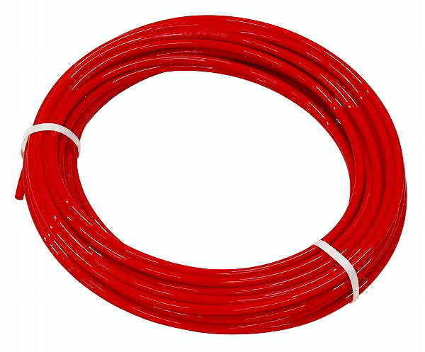 新潟精機 PISCO ポリウレタンチューブ 赤 8mm&times;20m UB0850-20-R Poly Urethane Tube｜オートパーツエージェンシー