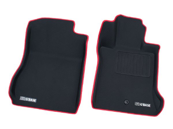 ジーベース/G'BASE 3Dフロアマット ホンダ S660 JW5 ブラック×レッド ラバータイプ 入数：1台分 GFM-107