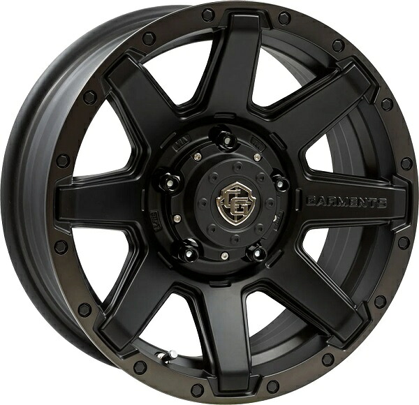CROSSOVER GARMENTS STYLE-U ホイール マットブラッククリア 16インチ×5.5J +22 5H139.7 入数:1台分(4本) 40457 wheel|オートパーツエージェンシー
