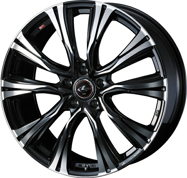 LEONIS VR ホイール PBMC 19インチ×7.5J ＋48 5H114.3 入数：1台分(4本) 41277 wheel