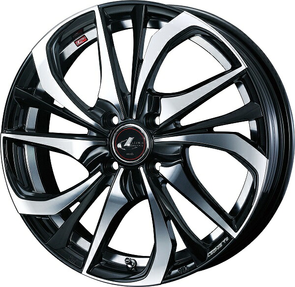 LEONIS TE ホイール PBMC 15インチ&times;4.5J ＋45 4H100 入数：1台分(4本) 38741 wheel｜オートパーツエージェンシー