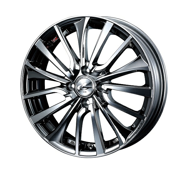 LEONIS VT ホイール BMCMC 17インチ&times;6.5J ＋50 4H100 入数：1台分(4本) 36345 wheel｜オートパーツエージェンシー