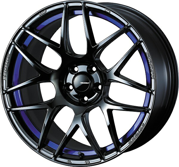 WEDSSPORT SA27R ホイール BLCII 18インチ×8.0J +42 5H114.3 入数:1台分(4本) 74234 wheel|オートパーツエージェンシー