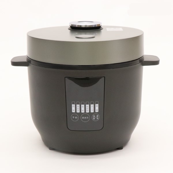 HIRO コンパクトライスクッカー ブラック 3合炊き HK-RC03(BK) compact rice cooker