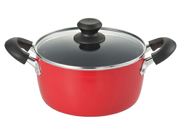ルピア IH対応両手鍋 20cm LU-P20W compatible double handed pot