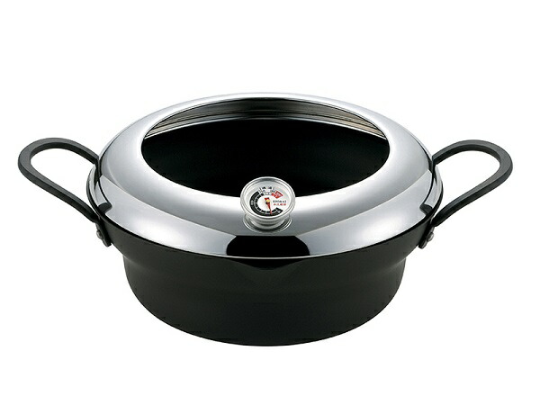 ネオアネシス 温度計付天ぷら鍋 24cm NA-TW24W Deep fryer with thermometer