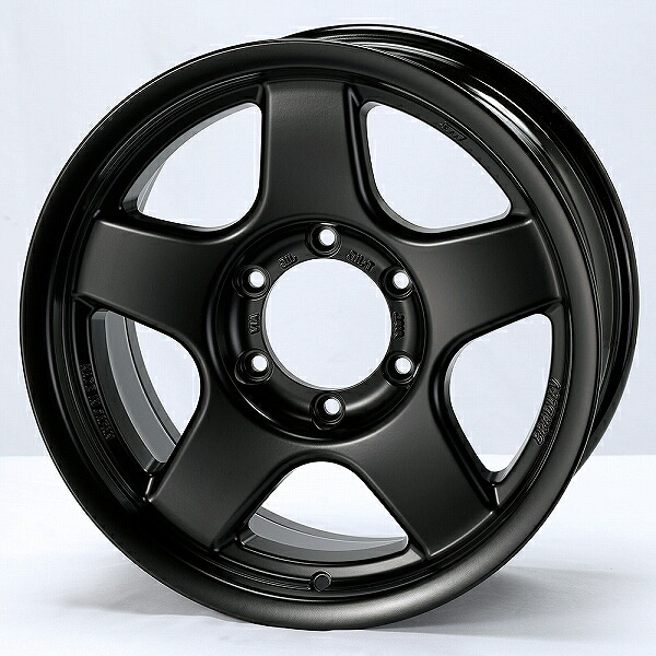 4x4エンジニアリング ブラッドレー V ホイール マットブラック 16インチ×5.5J ±0 5H139.7 入数：1台分(4本) wheel