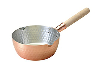 あったか銅の雪手なべ 18糎 4406(0402112)  Warm copper snow flat pot