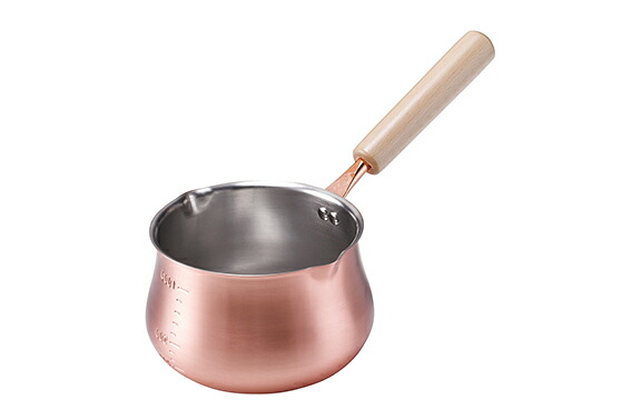 ほっこり銅のみるくpan 14cm 4987(0402111) Warm copper milk
