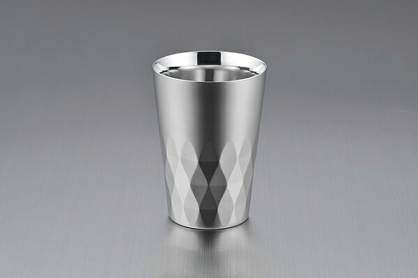 18-8ステンレス二重構造 タンブラー アーガイル柄 S AG-0075(0140053) stainless steel double wall tumbler｜オートパーツエージェンシー 9,504円