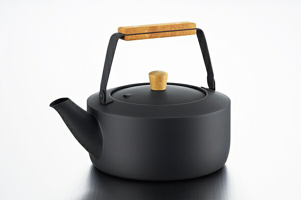 茶き くろいろ湯わかし 大 2L CHA-12(0675105)  Black kettle