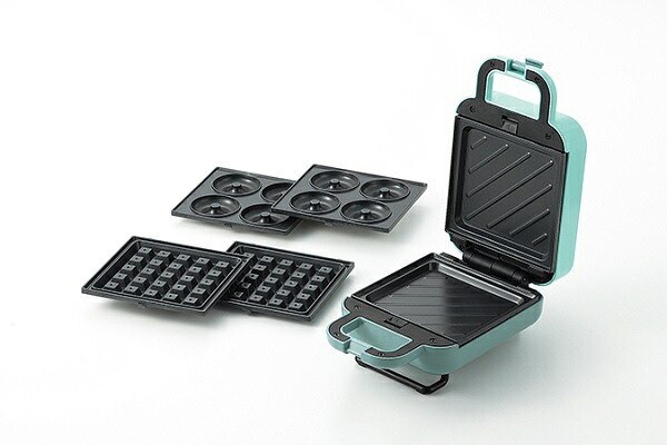 マリ・クレール 着脱式3WAYホットサンドメーカー MC-813R(0001088) Removable hot sandwich maker