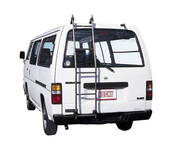 ロッキープラス SLシリーズ 1ボックスバン用ハシゴ イスズ ファーゴ フック固定・専用タイプ box van ladder|オートパーツエージェンシー