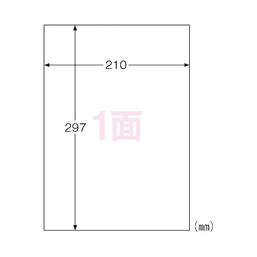 ヒサゴ 室外用付け札 A4 ノーカット KLP862(24325)  outdoor labels