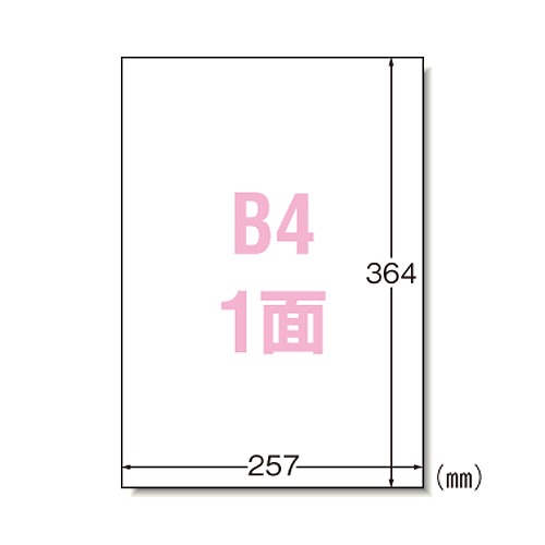 エーワン(A-one) ラベルシール レーザープリンタ B4 1面 入数：1パック(100入) 28432(11909) label sticker laser printer