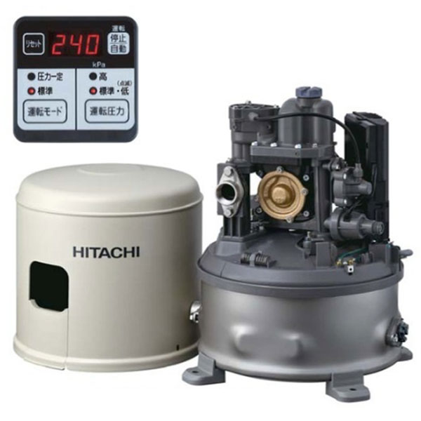 日立 Yシリーズ タンク式 浅井戸用 自動ポンプ 50/60Hz共用 単相100V 300W 楽でか操作パネル WT-P300Y Tank type automatic pump for shallow wells