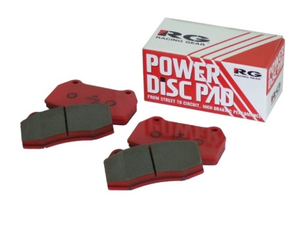 レーシングギア(RG) TYPE CS パワーブレーキパッド フロント スバル レガシィ BP5 2.0GTスペックB 2000cc 2005年04月~2009年02月 power brake pads|オートパーツエージェンシー