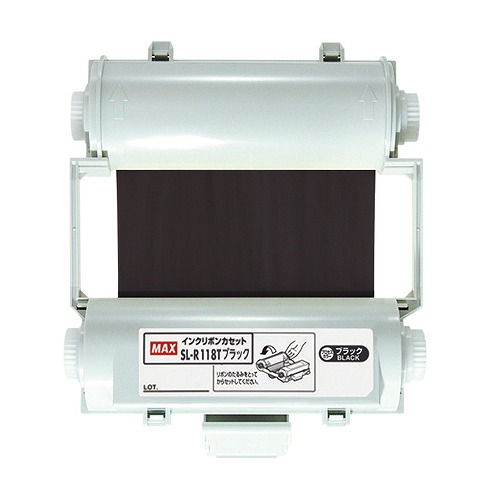 マックス ビーポップインクリボン ブラック SL-R118T(36120) pop ink ribbon