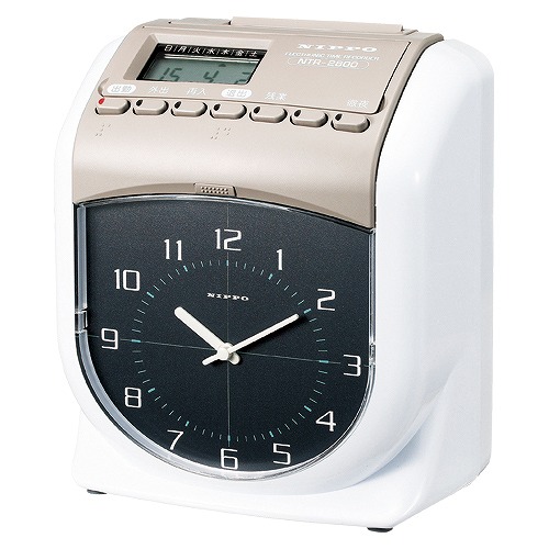 ニッポー 勤番記録時計 NTR-2800(28384)  time Recorder