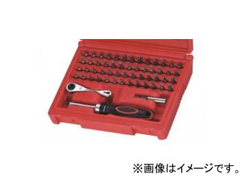JTC 55PCSミニラチェットビットセット JTC5610 Minira Pet Bit Set｜オートパーツエージェンシー