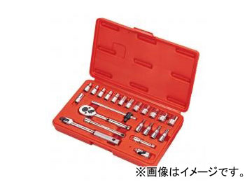 JTC 18pcs 6.3mmソケットセット(インチ) JTCH223S socket set inch｜オートパーツエージェンシー