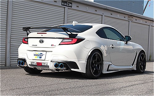 トラスト/TRUST GReddy コンフォートスポーツ GTスラッシュマフラー トヨタ GR86 ZN8 FA24 FR 2021年10月~ Ver.3 Comfort Sports Slash Muffler|オートパーツエージェンシー