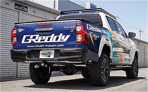 トラスト/TRUST Greddy クロスエキゾースト S-STYLEマフラー トヨタ ハイラックス GUN125 2GD-FTV 4WD 2017年09月～ Ver.2 10113906 Cross exhaust muffler