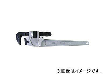 手製作/ARM 煙管鍵 軽銀印字機 450粍 PW-AL 450 JAN：4981116120140  Pipe wrench aluminum type