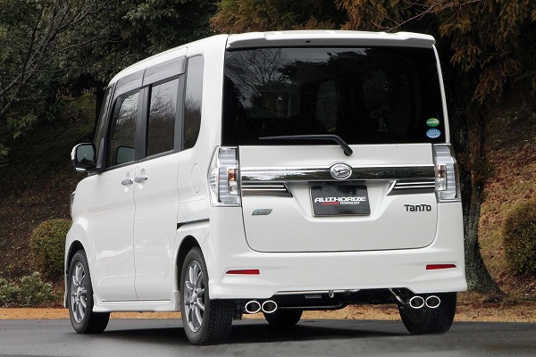フジツボ(FUJITSUBO) A-S マフラー ダイハツ タント DBA-LA600S KF カスタム ターボ 2WD 2013年10月～2019年07月 Wテール 左右出し 340-71232 muffler｜オートパーツエージェンシー