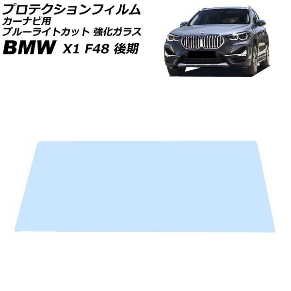 プロテクションフィルム カーナビ用 BMW X1 F48 後期 2019年10月～2023年02月 ブルーライトカット 強化ガラス 10.25インチ AP-IT1847-GLASS-BL For protection film car navigation