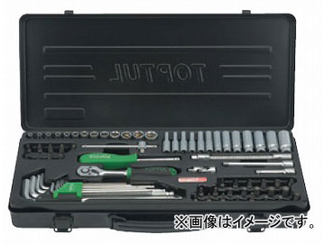 トップトゥル/TOPTUL 6.3ソケットレンチ＆ボールポイントレンチ SET GBB72130  Socket wrench ball point
