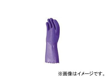 川西工業/KAWANISHI 耐油アルファ ロング #873 パープル サイズ：L/LL 入数：10双 Oil resistant alpha long