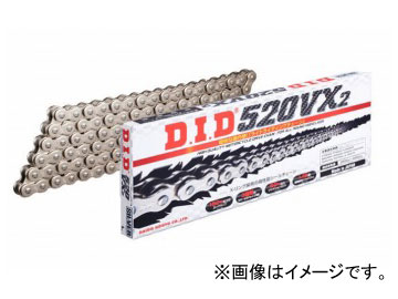 D.I.D VXシリーズ シールチェーン カワサキ バルカンクラシック 400cc 1996年~2005年 シルバー 144L Seal chain|オートパーツエージェンシー