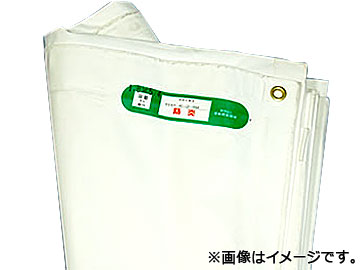 マイはやりっ子/Meister 防炎居敷き 白 大きさ：約5.4×7.2m SK-MY-SBS-5.4×7.2 JAN：4949908080188  Flame proof sheet white size about