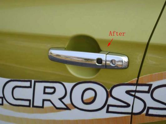 車用メッキパーツ ABS クローム ドア ハンドル カバー スズキ SX4 S クロス 2013 オート アクセサリー 8 ピース NO: S-3 AL-AA-0259 AL Car plating parts｜オートパーツエージェンシー2号店